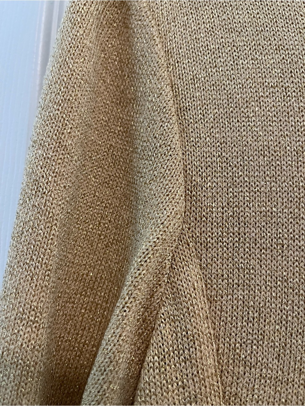 St. John Evening by Marie Gray Vintage Black & Gold Metallic Knit Maxi Dress - Picture 15 of 16